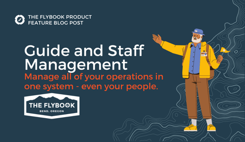 guide and staff management with the flybook 