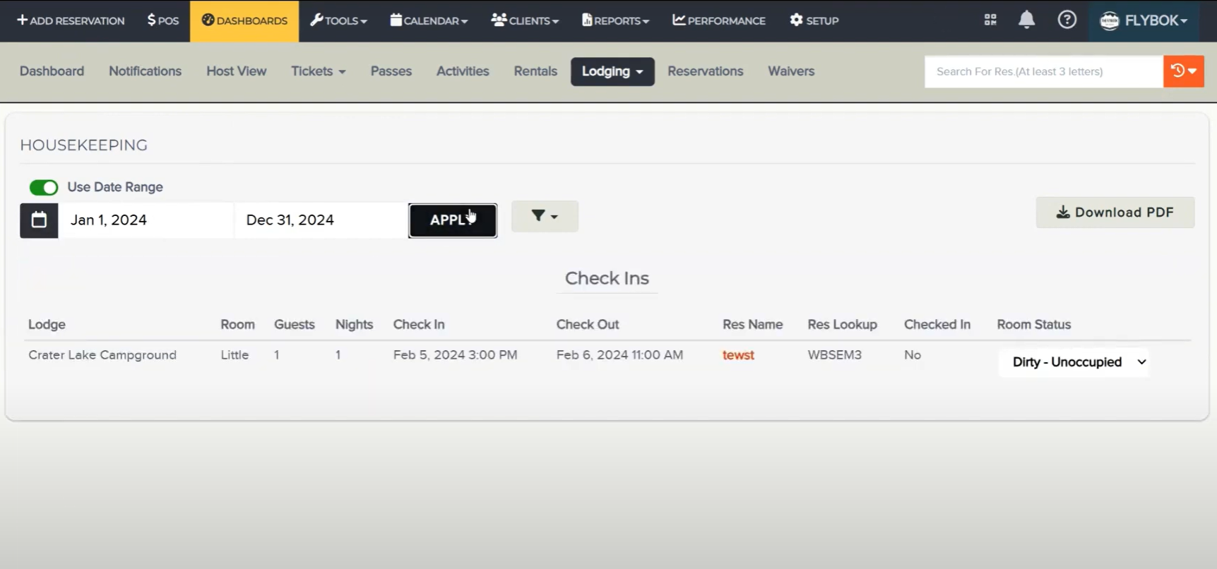 FEATURE ANNOUNCEMENT: Track Room Conditions in Real Time with Lodging Room Statuses