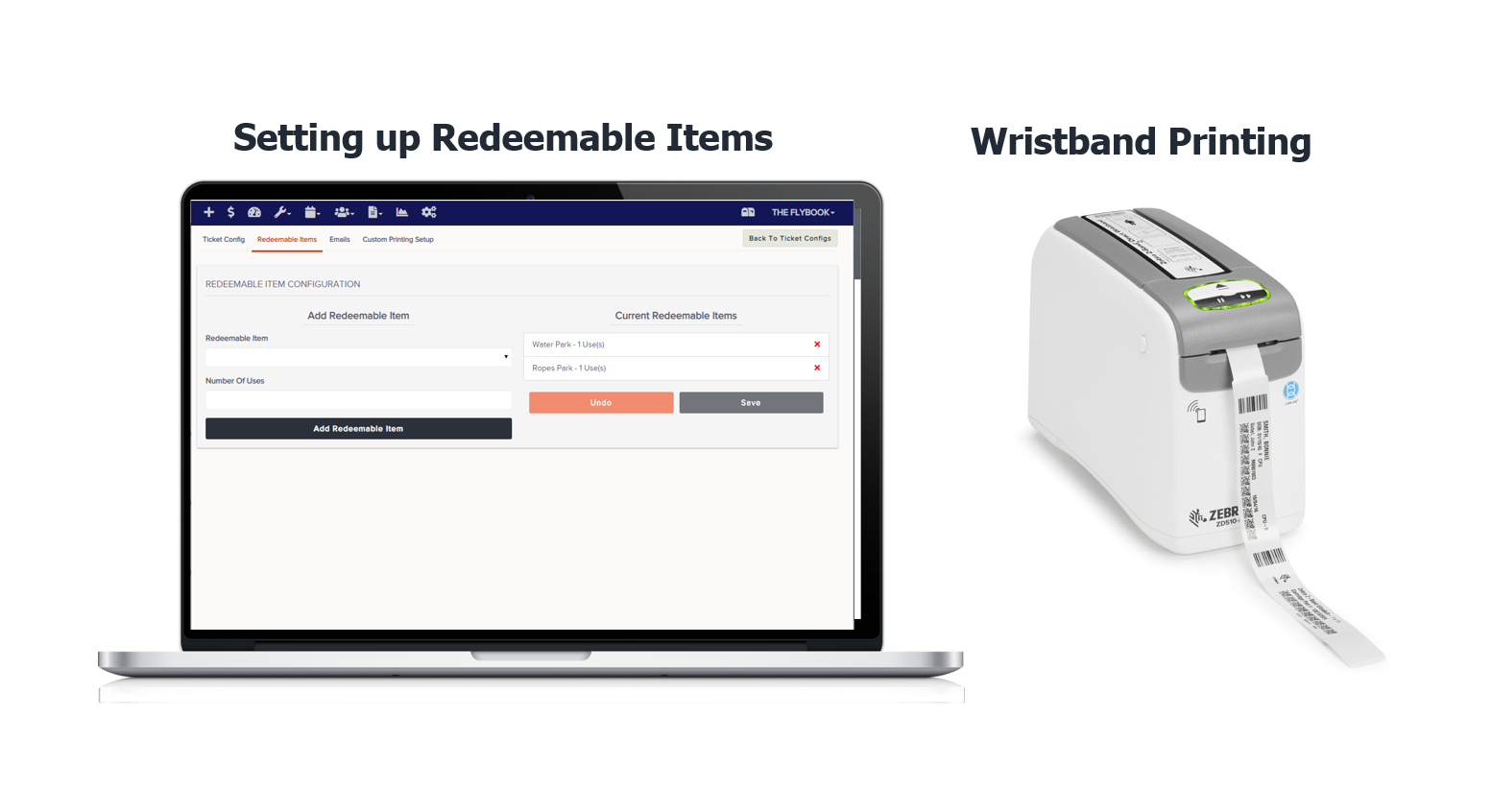 Wristband Printing with Access Management